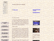Tablet Screenshot of gateofheavenchapel.com